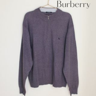 バーバリー(BURBERRY)のバーバリー　ハーフジップアップニット(ニット/セーター)