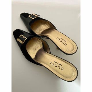 グッチ(Gucci)のグッチ　靴　ミュール　　37 1/2C(ハイヒール/パンプス)