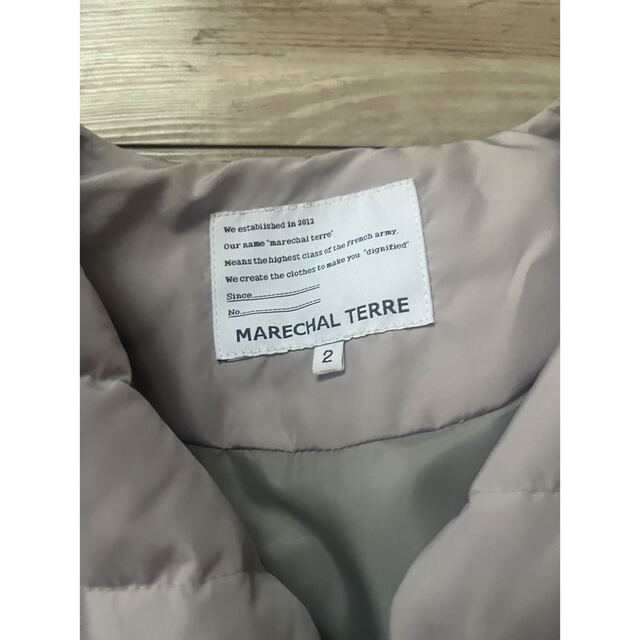 MARECHAL TERRE(マルシャルテル)の【お値下げ】マルシャルテル　チュールダウンジャケット レディースのジャケット/アウター(ダウンジャケット)の商品写真