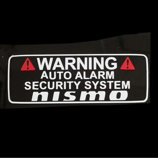 nismo ニッサン ドラレコ ドライブレコーダー ステッカー NIS-W(セキュリティ)