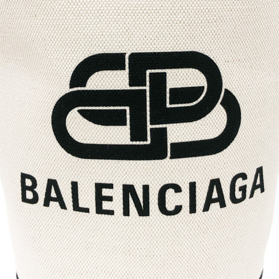 Balenciaga(バレンシアガ)のバレンシアガ ウェーブ XS キャンバス ホワイト ブラック 619979 ハンドバッグ 2WAY ショルダー レディースのバッグ(ハンドバッグ)の商品写真