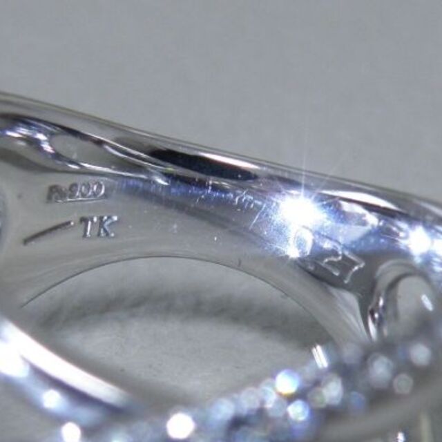 Pt900 小寺智子 ダイヤモンドVSクラス 0.27ct 4号 ピンキーリング レディースのアクセサリー(リング(指輪))の商品写真