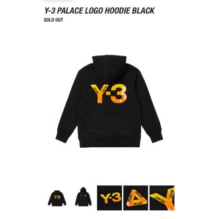 palace Y-3 パーカー　Mサイズ　ブラック  パレス　フーディー