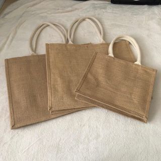 ムジルシリョウヒン(MUJI (無印良品))の無印良品/MUJI/ジュートマイバッグ/エコバッグ/3個セット(トートバッグ)