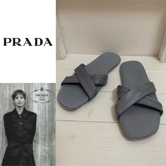 直売販売品 PRADA スリッパ 携帯(旅行でも) www.esn-spain.org
