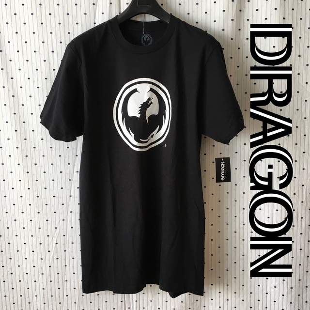 DRAGON ドラゴンUS限定オーセンティックアイコンTシャツblack