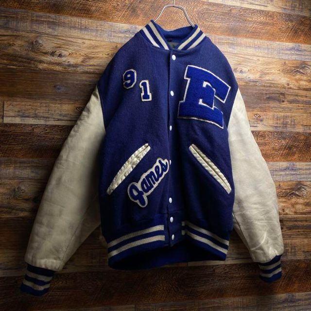 全国一律送料無料 LETTERED BLOUSON レタードブルゾン tdh