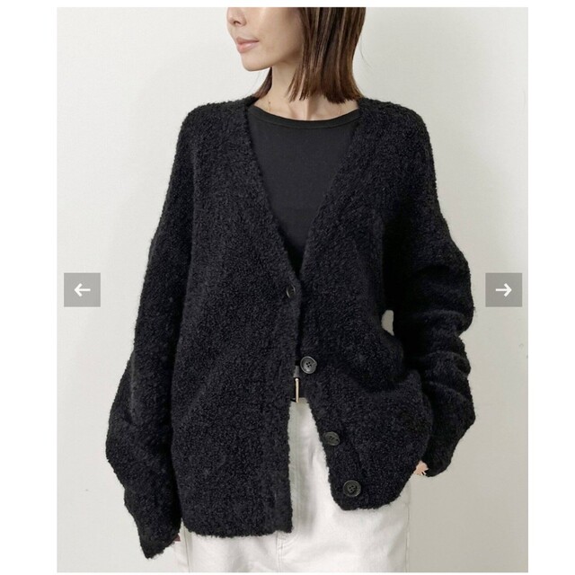 L'Appartement DEUXIEME CLASSE(アパルトモンドゥーズィエムクラス)のL'Appartement【Chunky Boucle Cardigan】 メンズのトップス(カーディガン)の商品写真