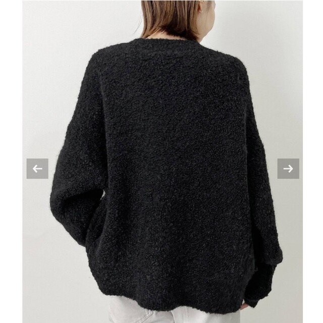 L'Appartement DEUXIEME CLASSE(アパルトモンドゥーズィエムクラス)のL'Appartement【Chunky Boucle Cardigan】 メンズのトップス(カーディガン)の商品写真