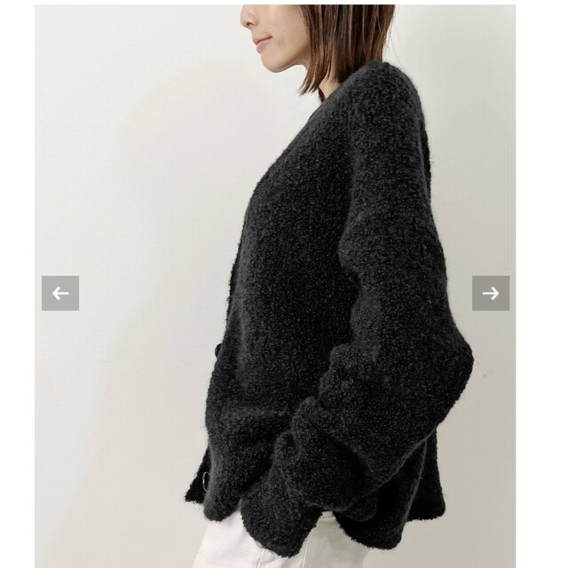 L'Appartement DEUXIEME CLASSE(アパルトモンドゥーズィエムクラス)のL'Appartement【Chunky Boucle Cardigan】 メンズのトップス(カーディガン)の商品写真