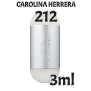 キャロライナヘレナ(CAROLINA HERRERA)のCAROLINA HERRERA 212 3ml(ユニセックス)