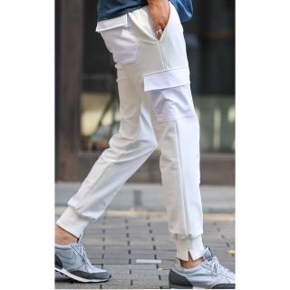 EUROKENVY®︎   Luxspo Cargo Pant ホワイト(ワークパンツ/カーゴパンツ)