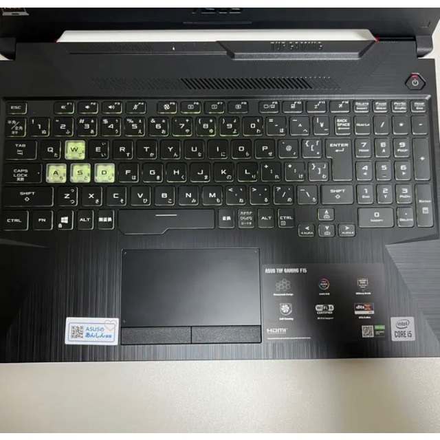 【11万円相当】ゲーミング ノートPC タフゲーミング F15