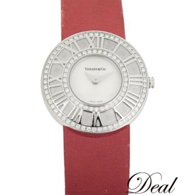 【★安心の定価販売★】 Tiffany & Co. - K18WG TIFFANY&Co. ティファニー  アトラス ベゼルダイヤ  レディース 腕時計 腕時計