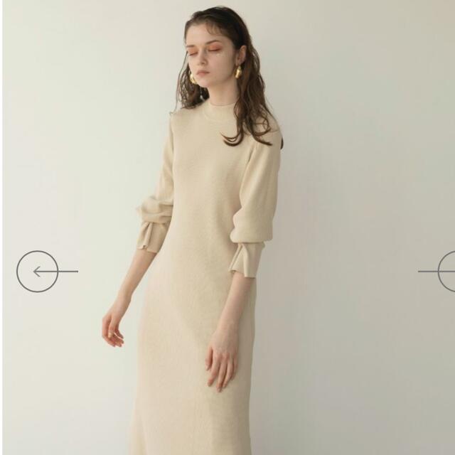 MIELI INVARIANT  Plump Fold Knit Dress