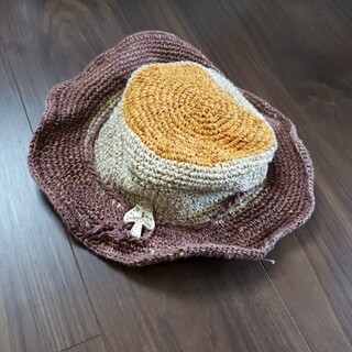 マライカ(MALAIKA)のマライカ　麦わらヘンプ帽子(麦わら帽子/ストローハット)