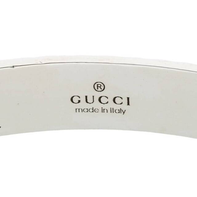 Gucci(グッチ)のグッチ キャットヘッド インターロッキングGブレスレット メンズ 17 メンズのアクセサリー(ブレスレット)の商品写真