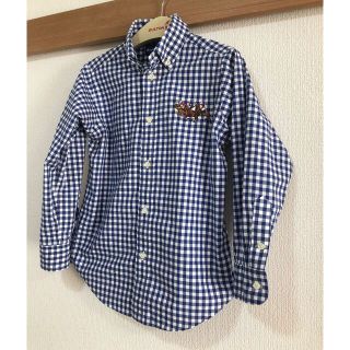 ラルフローレン(Ralph Lauren)の極美品 ラルフローレン キッズ シャツ ブラウス 5Y 115センチ  青色 綿(ブラウス)