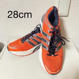 アディダス(adidas)のアディダス　オレンジ　シューズ　28cm(スニーカー)