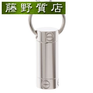 (美品)カルティエ CARTIER ラブ スクリュードライバー ネックレス LOVE K18 WG ホワイトゴールド ビス 8563