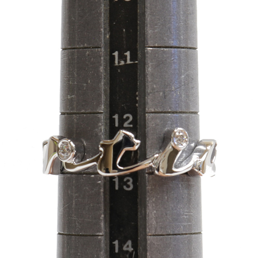 Cartier(カルティエ)の (美品）カルティエ CARTIER シグネチャー ダイヤ リング 指輪 K18 WG × ダイヤ 3石 #53 B40568 証明書 8614 レディースのアクセサリー(リング(指輪))の商品写真