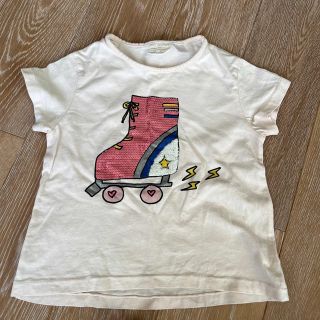 ザラキッズ(ZARA KIDS)のZARA キッズ　Tシャツ　ピンク(Tシャツ/カットソー)