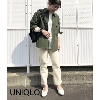 ユニクロ(UNIQLO)のユニクロオーバーシャツ ジャケット（ジャージー）(ミリタリージャケット)