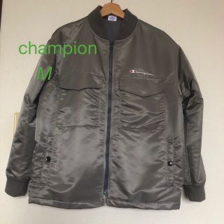 チャンピオン(Champion)のchampion MA1men'sジャンパー　グレー　M(ブルゾン)