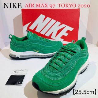 ナイキ(NIKE)のナイキ★エアマックス97★TOKYO/東京2020★グリーン/緑★25.5(スニーカー)