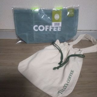 タリーズコーヒー(TULLY'S COFFEE)のタリーズ　メッシュトートバッグ　巾着(トートバッグ)