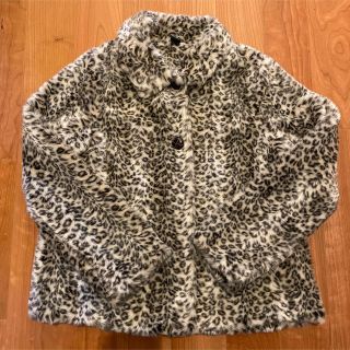 ザラキッズ(ZARA KIDS)のザラ　キッズ　ヒョウ柄　ファーコート(コート)