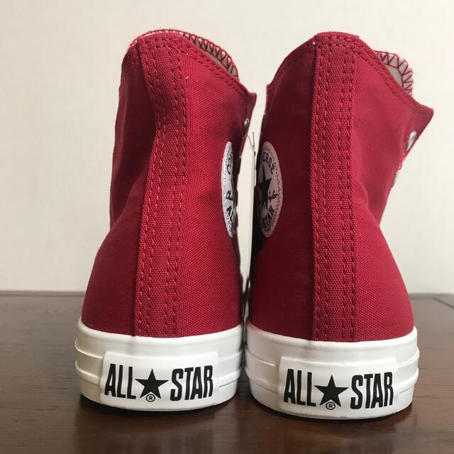 CONVERSE(コンバース)の新品　コンバース　ハイカット  スニーカー　レッド レディースの靴/シューズ(スニーカー)の商品写真