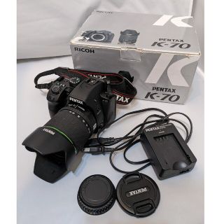 ペンタックス(PENTAX)のPENTAX K-70 18-135WRキット BLACK レンズキット(デジタル一眼)