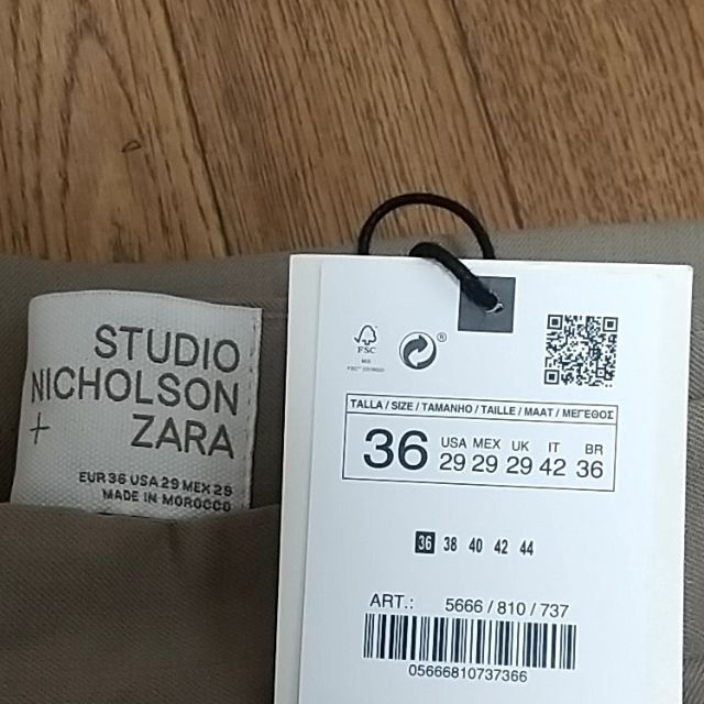 ZARA STUDIO NICHOLSON プリーツパンツ サイズ38 | kensysgas.com