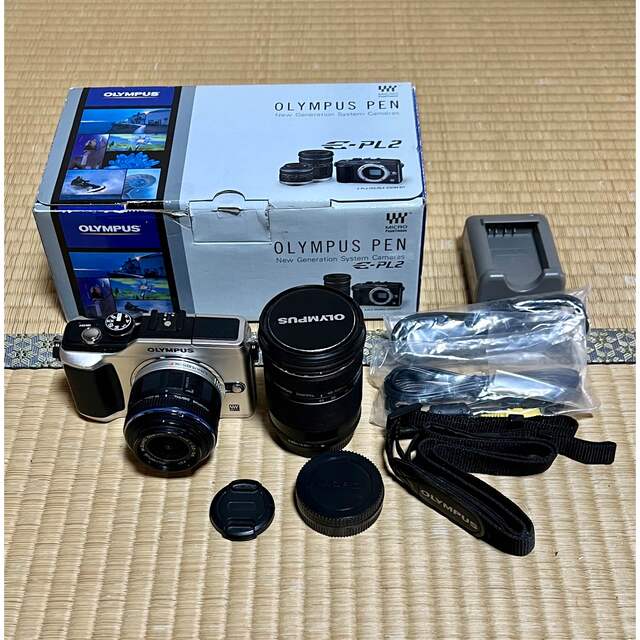 OLYMPUS PEN E-PL2 Wズーム付き ユーズド - ミラーレス一眼