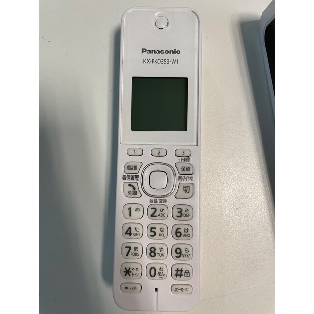 Panasonic - 送料無料 Panasonic コードレス電話機 VE-GDW54D-W ...