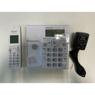 Panasonic - 送料無料 Panasonic コードレス電話機 VE-GDW54D-W