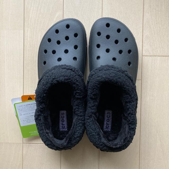 crocs(クロックス)の【新品・未使用】crocs Mammoth EVO 黒 M10 ボア付き メンズの靴/シューズ(スリッポン/モカシン)の商品写真