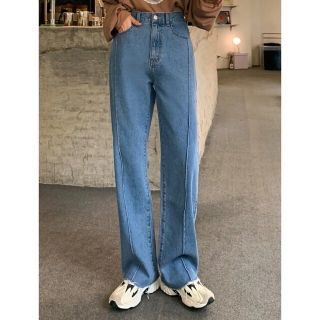 シーイン(SHEIN)のDAZY ハイウェスト ストレートレッグジーンズ 完売(デニム/ジーンズ)