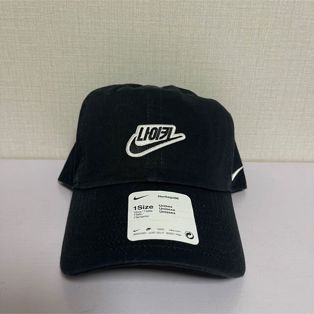 韓国！新品！NIKE KOREA  ナイキ ハングル ソウル  黒 キャップ