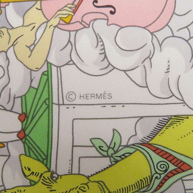 エルメス スカーフ カレ90 私の雲 Sur Mon Nuage シルク HERMES 2022