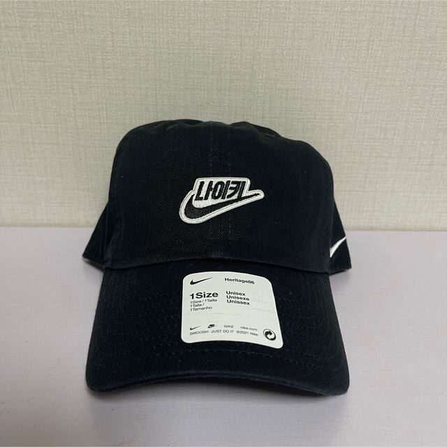 NIKE(ナイキ)の韓国！新品！NIKE KOREA ナイキ ハングル ソウル  黒 キャップ  レディースの帽子(キャップ)の商品写真
