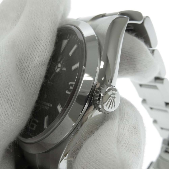 ロレックス エクスプローラー1 ランダムシリアル ルーレット 124270 ROLEX 腕時計 黒文字盤