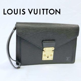 ルイヴィトン(LOUIS VUITTON)の【正規品】ルイヴィトン 黒エピ セリエドラゴンヌ セカンドバッグ(クラッチバッグ)