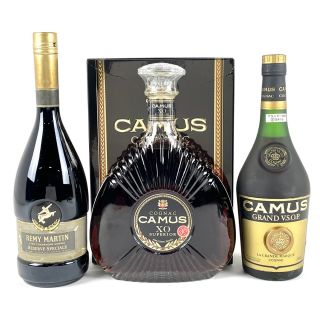 3本 REMY MARTIN CAMUS コニャック(ブランデー)