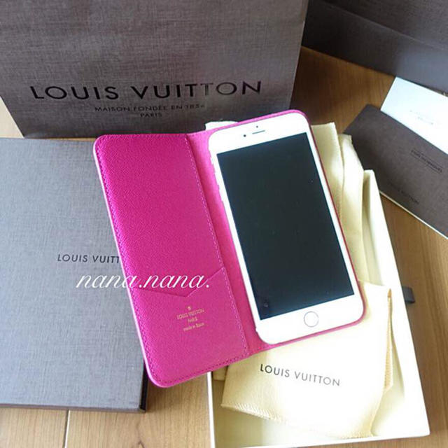 LOUIS VUITTON(ルイヴィトン)のルイヴィトン モノグラム iphone6plus ケース 正規品 ピンク  スマホ/家電/カメラのスマホアクセサリー(iPhoneケース)の商品写真