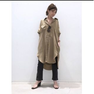 アパルトモンドゥーズィエムクラス(L'Appartement DEUXIEME CLASSE)のL'Appartement SECULAR Shirt Dress シャツドレス(ひざ丈ワンピース)