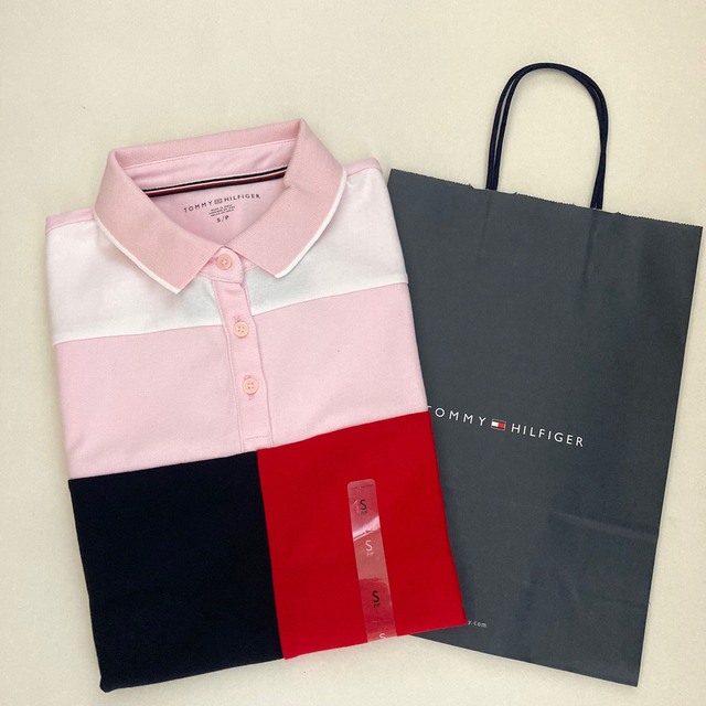 TOMMY HILFIGER(トミーヒルフィガー)の新品未使用 Tommy Hilfiger トミーヒルフィガー ポロシャツ ゴルフ レディースのトップス(ポロシャツ)の商品写真