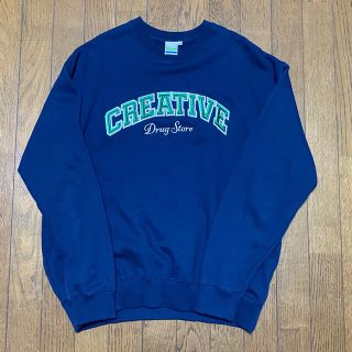 【値引不可】CREATIVE College  Crew Neck (Navy)