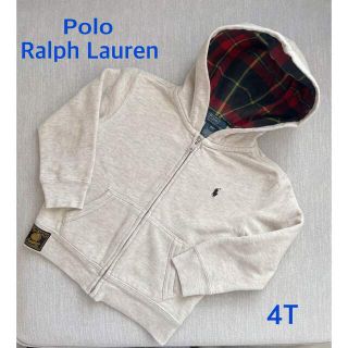 ポロ(POLO（RALPH LAUREN）)のポロ　ラルフローレン ☆ジップアップ　パーカー　裏起毛　4T(ジャケット/上着)